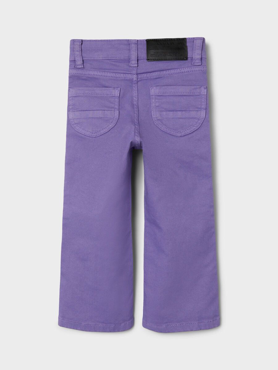 Carousel image - WIDE LEG TROUSERS, Aster Purple | 2