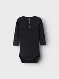 Name it LONG SLEEVED RIB ROMPER, Black, highres - 13198041_Black_003.jpg