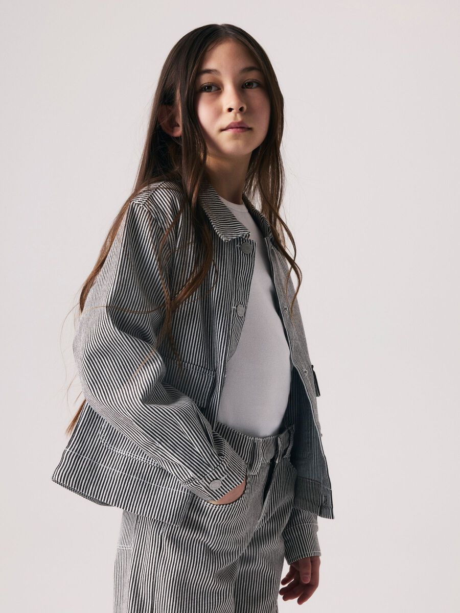 Product carousel image 1 &Agrave; RAYURES VESTE, White