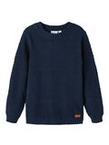 Name it LONG SLEEVED KNITTED PULLOVER, Dark Sapphire, highres - 13207122_DarkSapphire_001.jpg