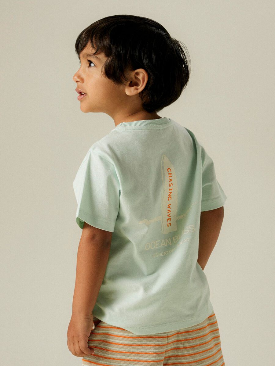 name it ORGANIC COTTON T-SHIRT, Glacier, highres - 13251782_Glacier_008.jpg