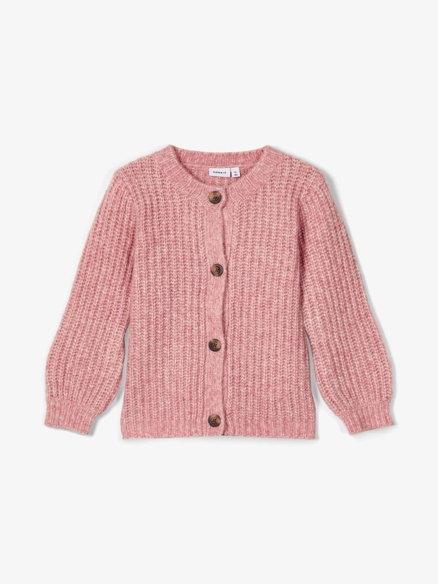 Name it LONG-SLEEVED KNITTED CARDIGAN, Woodrose, highres - 13191030_Woodrose_003.jpg