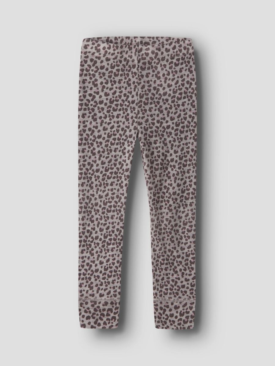Carousel image 1 MERINO WOOL LEGGINGS, Satellite