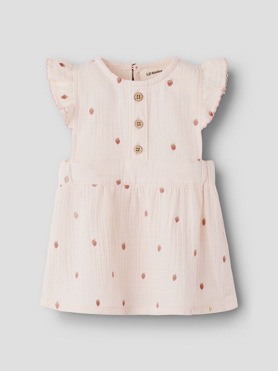 Product carousel image - ORGANIC COTTON DRESS, Morganite | 1