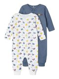 Name it 2-PACK ZIP-UP NIGHTSUIT, China Blue, highres - 13183161_ChinaBlue_001.jpg