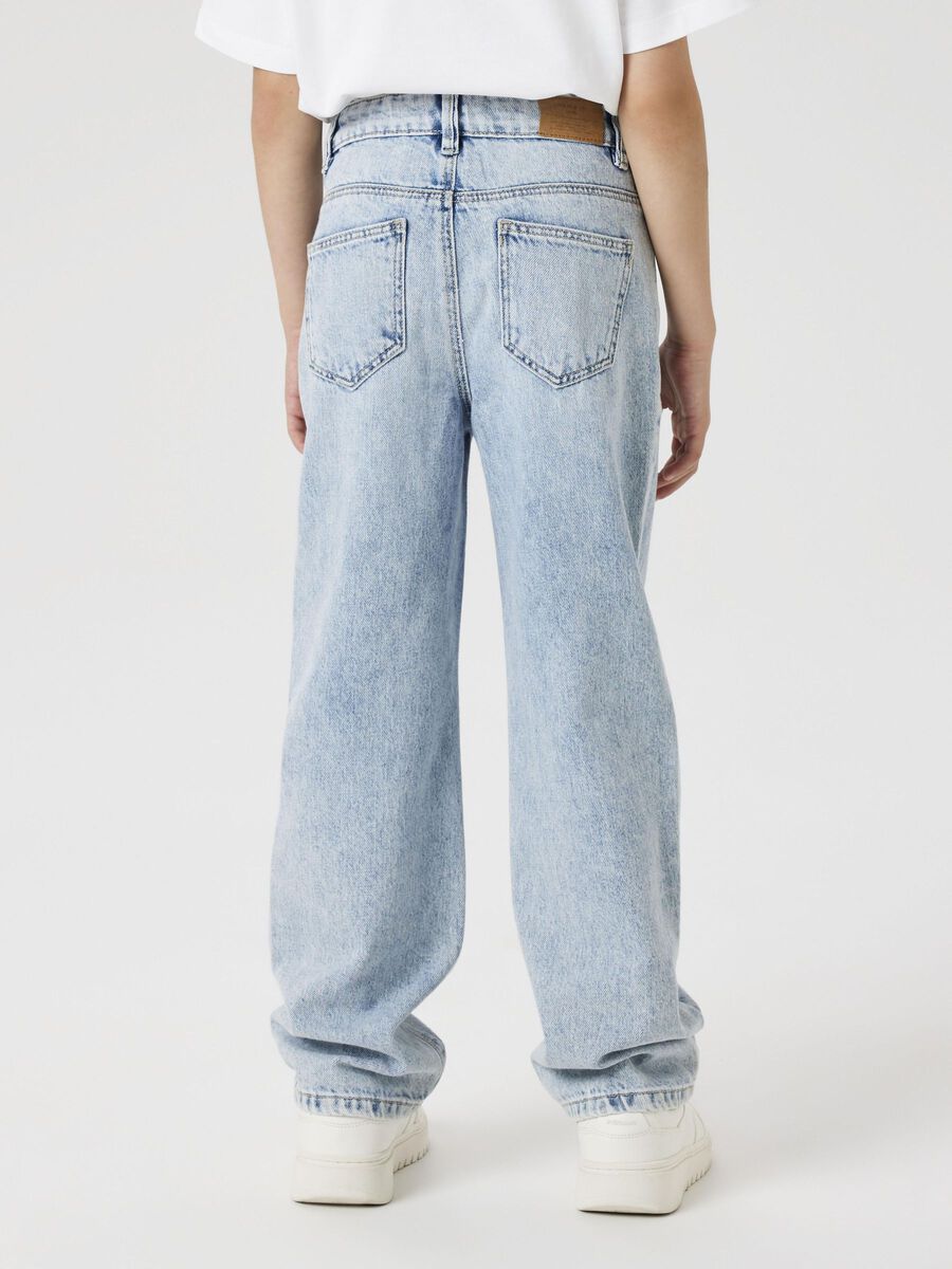 name it STRAIGHT LEG JEANS, Light Blue Bleached Denim, highres - 13224675_LightBlueBleachedDenim_007.jpg