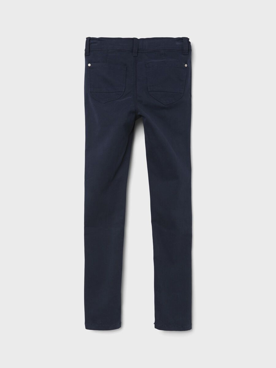 Carousel image 4 COTTON TWILL LEGGINGS, Dark Sapphire