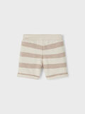 Name it STRIPED SWEAT SHORTS, Oatmeal, highres - 13201203_Oatmeal_002.jpg