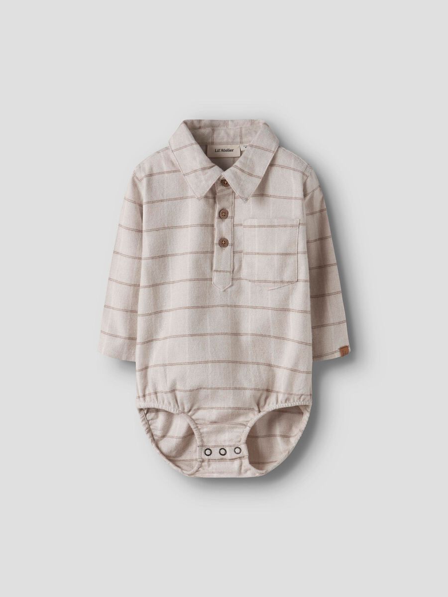 Product carousel image - ROMPER SHIRT, Pure Cashmere | 1