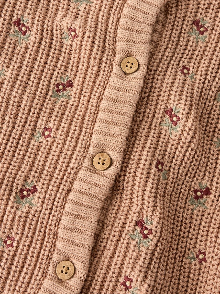 Product carousel image - LONG SLEEVED KNITTED CARDIGAN, Roebuck | 2