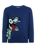 Name it APPLIQUÉ DINOSAURE PULLOVER, Blue Depths, highres - 13170076_BlueDepths_001.jpg