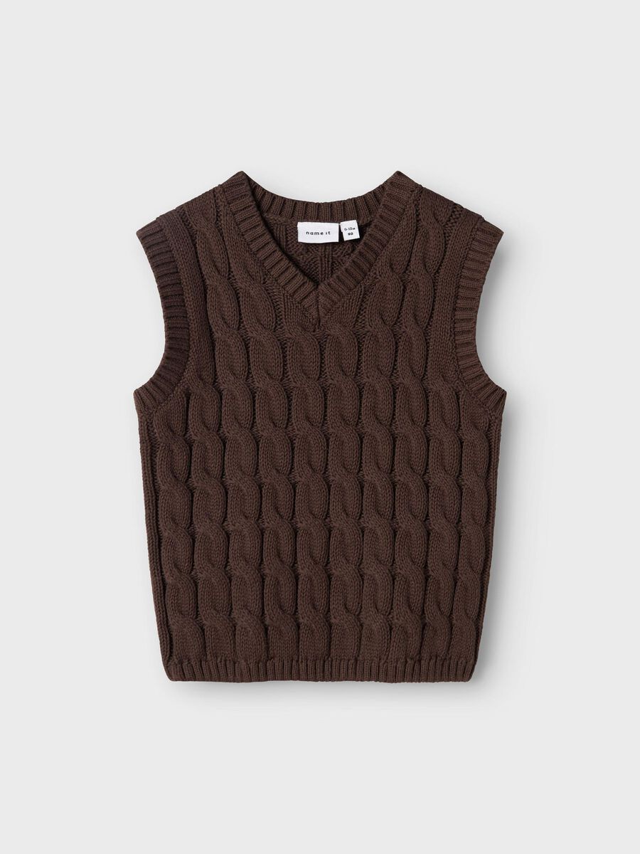 name it CORTE REGULAR CHALECO DE PUNTO, Bracken, highres - 13235385_Bracken_003.jpg