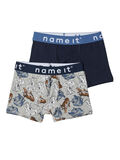 Name it 2-PACK BOXERSHORTS, Grey Melange, highres - 13184742_GreyMelange_001.jpg