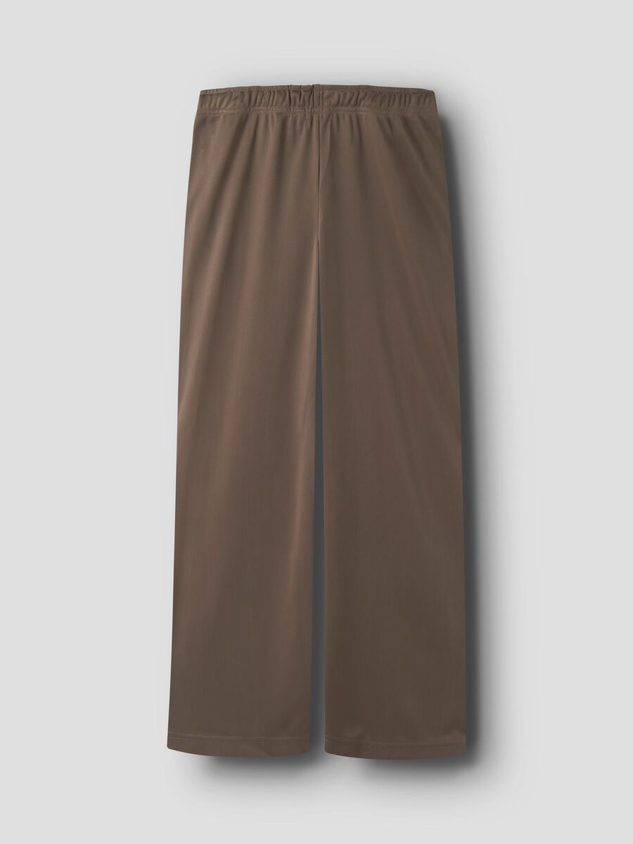 Product carousel image 2 LOW-WAIST WIDE-LEG BROEK, Chocolate Chip