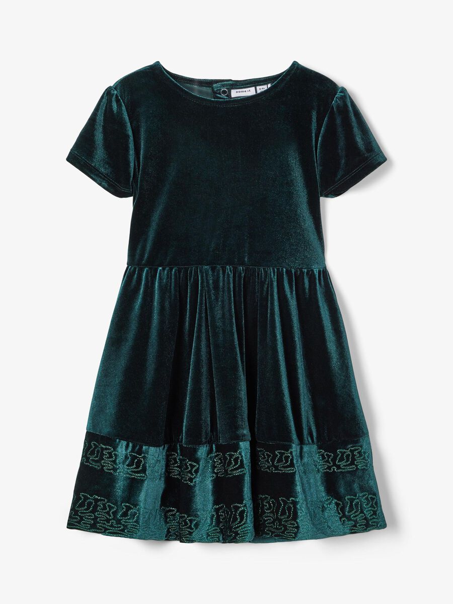 Name it SHORT-SLEEVED VELOUR DRESS, Green Gables, highres - 13185745_GreenGables_003.jpg