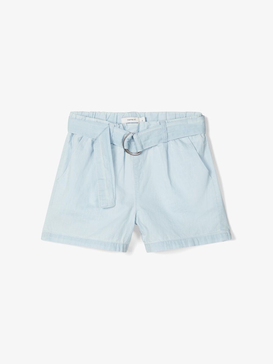 Name it HIGH WAIST DENIM SHORTS, Light Blue Denim, highres - 13177106_LightBlueDenim_003.jpg