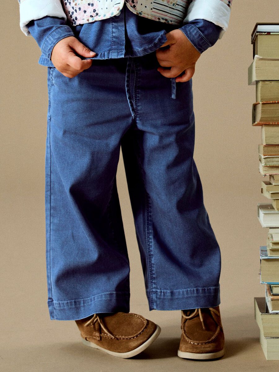 Product carousel image 2 WIDE LEG JEANS, Medium Blue Denim