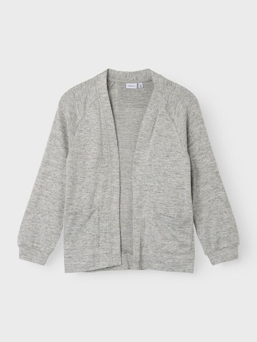 name it LANGÆRMET CARDIGAN, Grey Melange, highres - 13239540_GreyMelange_003.jpg