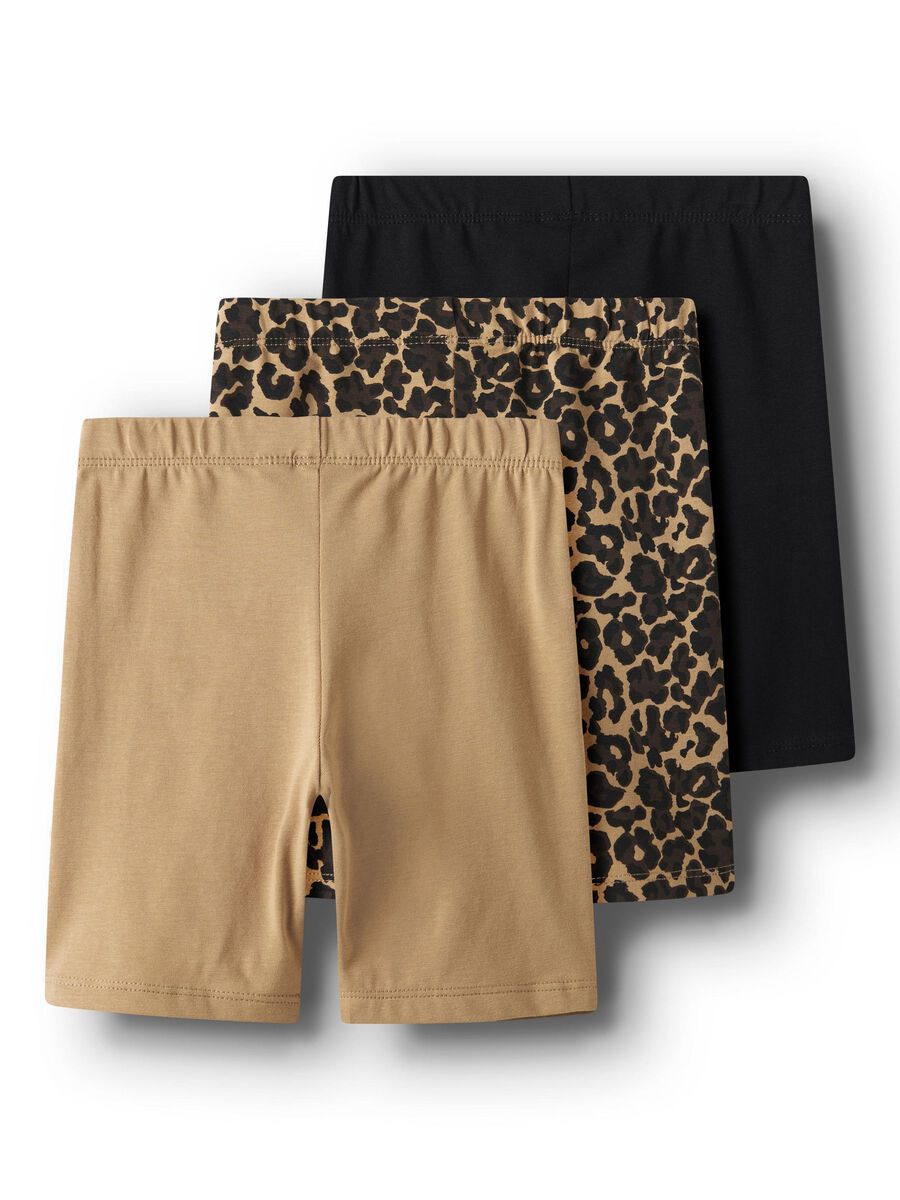 Carousel image 4 3 PACK BIKER SHORTS, Tannin