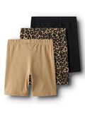 Product image thumbnail 4 3 PACK BIKER SHORTS, Tannin