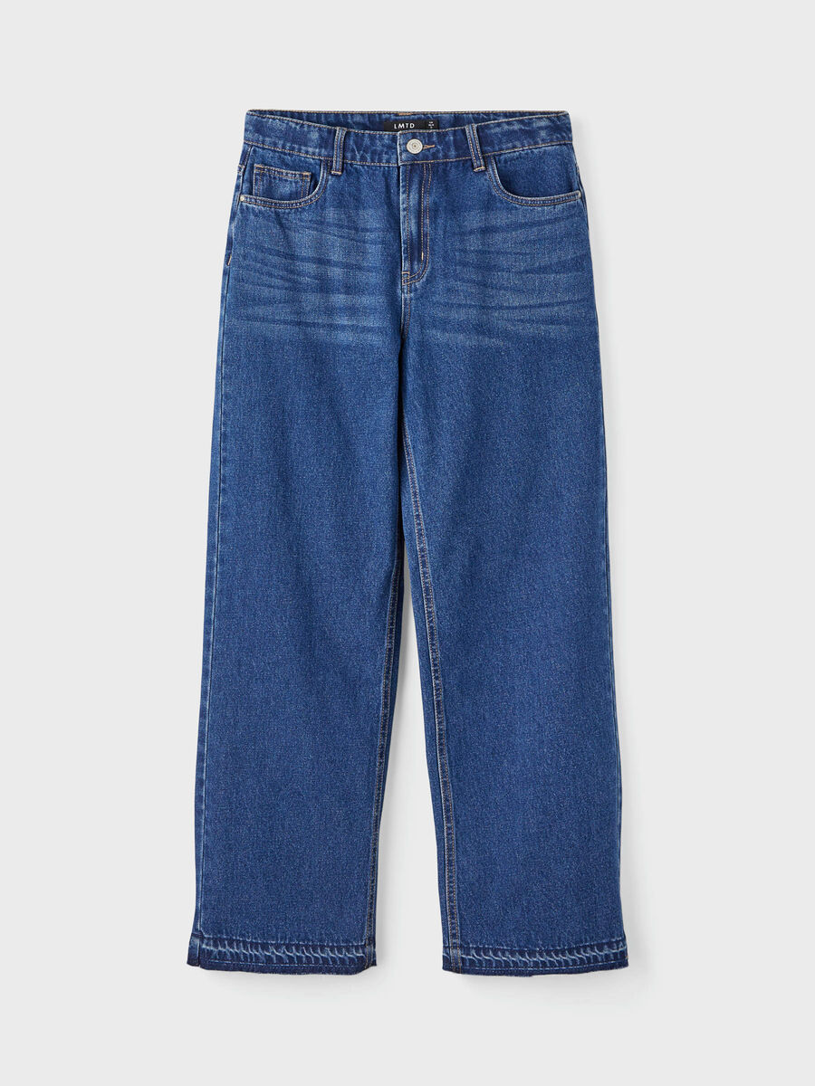 Name it HØY MIDJE STRAIGHT FIT JEANS, Dark Blue Denim, highres - 13208235_DarkBlueDenim_003.jpg