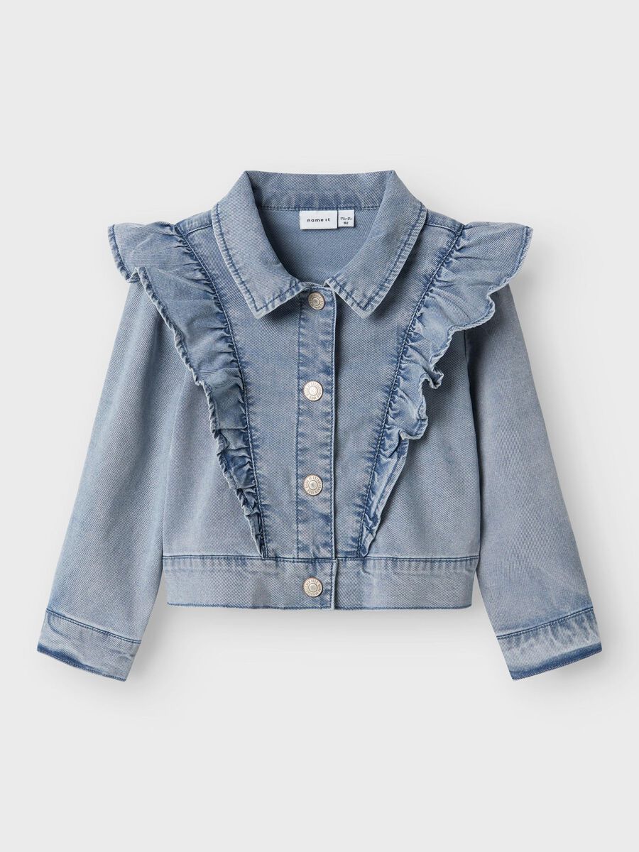 Name it FRILLS DENIM JACKET, Light Blue Denim, highres - 13239924_LightBlueDenim_003.jpg