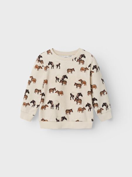 Name it PRINTED SWEATSHIRT, Oatmeal, highres - 13229203_Oatmeal_003.jpg