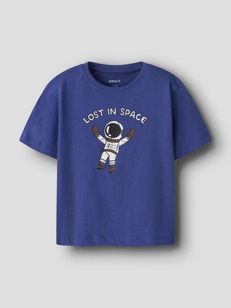 name it REGULAR FIT T-SHIRT, Deep Ultramarine, highres - 13256876_DeepUltramarine_003.jpg