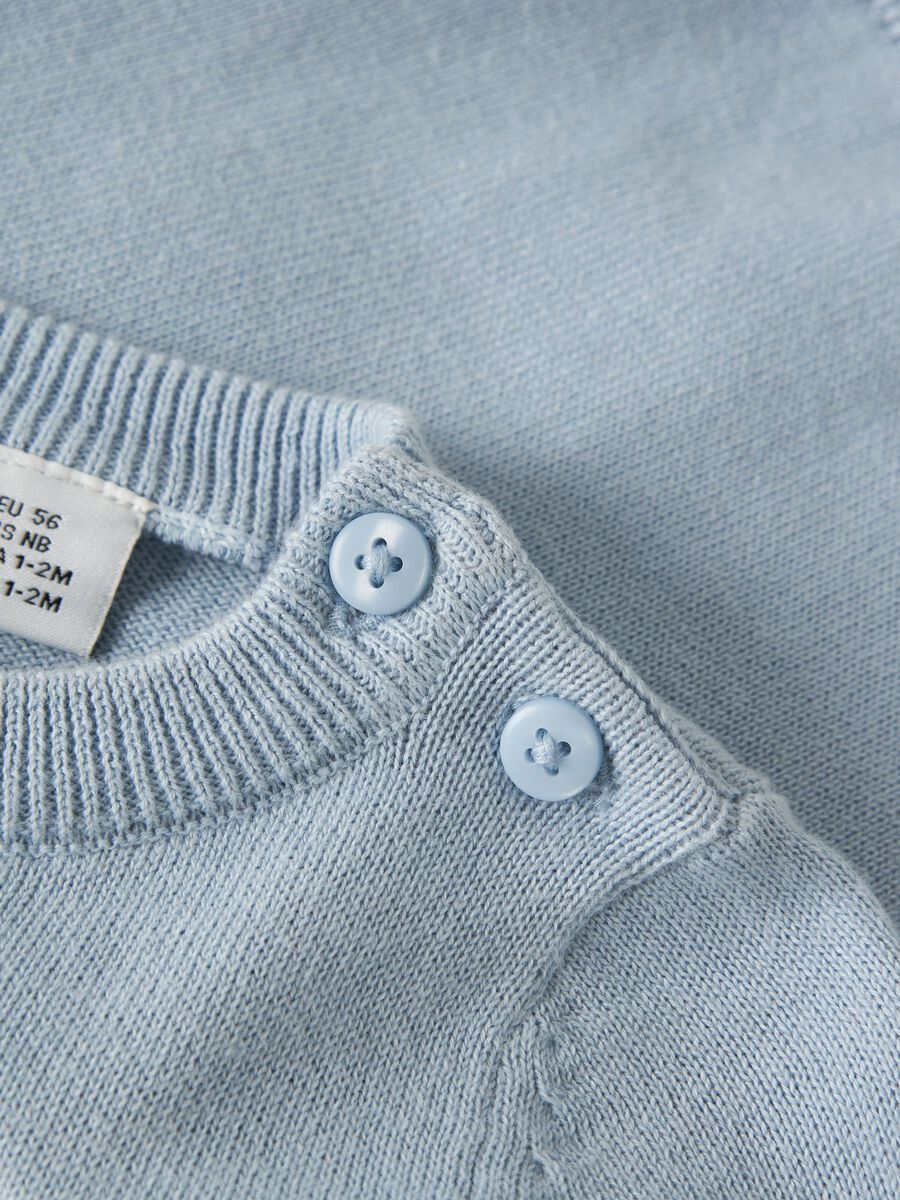 Product carousel image - ORGANIC COTTON PULLOVER, Blue Fog | 2
