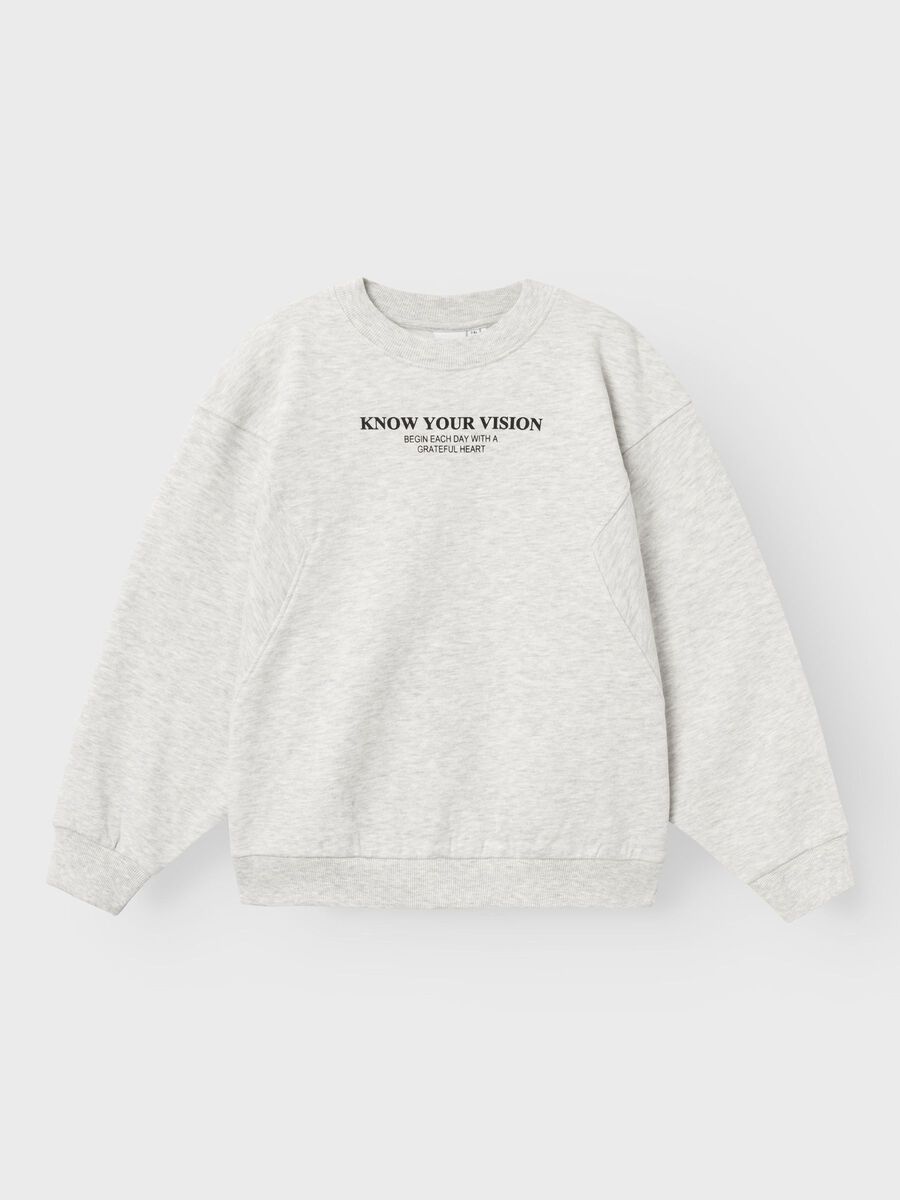 name it BIO-BAUMWOLL SWEATSHIRT, Light Grey Melange, highres - 13234078_LightGreyMelange_003.jpg