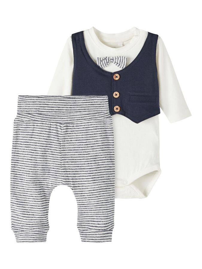 komedie Celsius Afbrydelse JAKKESÆT - Baby Drenge | Hvid | NAME IT® Danmark