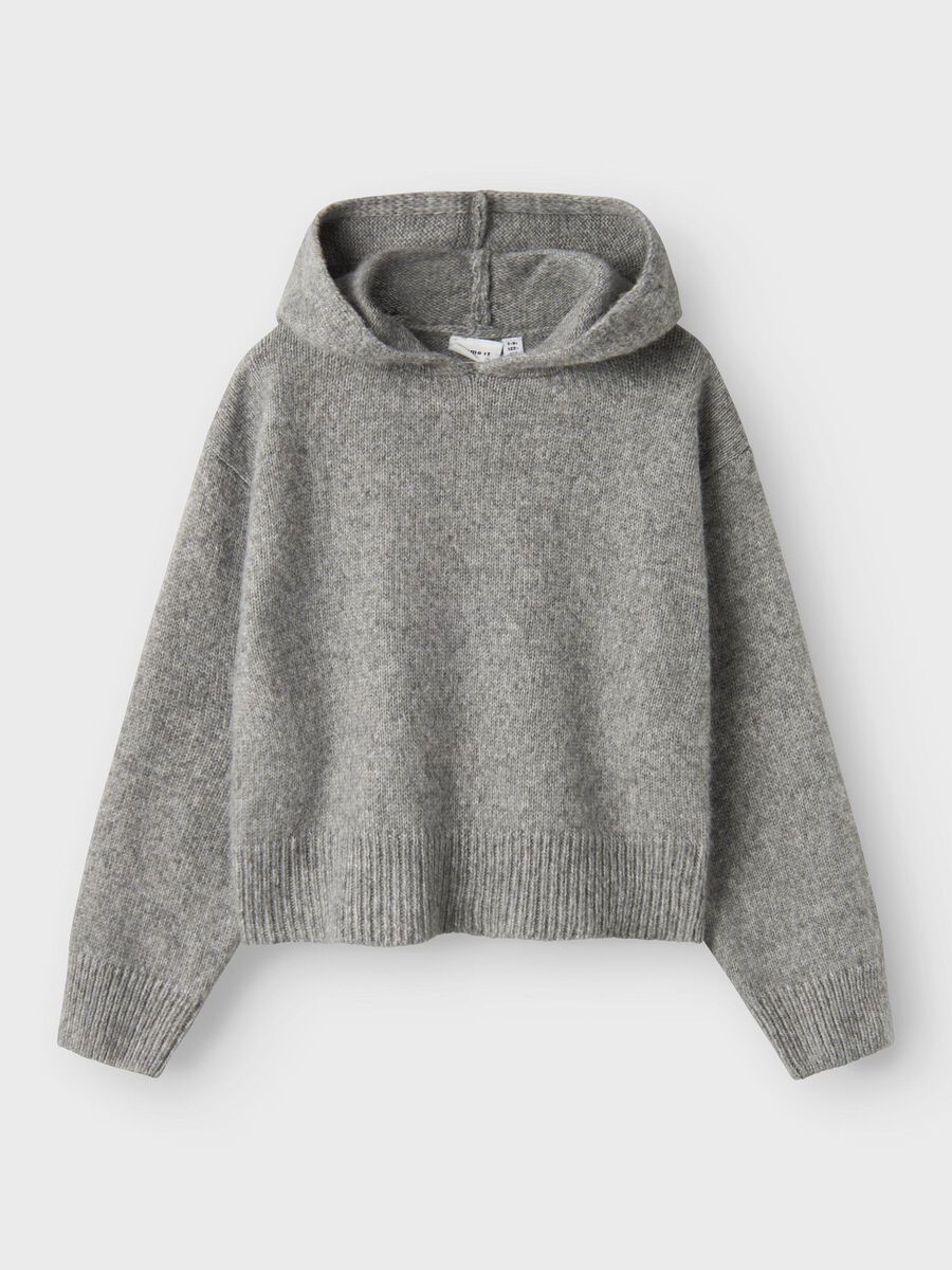 name it BOXY FIT KNITTED PULLOVER, Grey Melange, highres - 13237313_GreyMelange_003.jpg