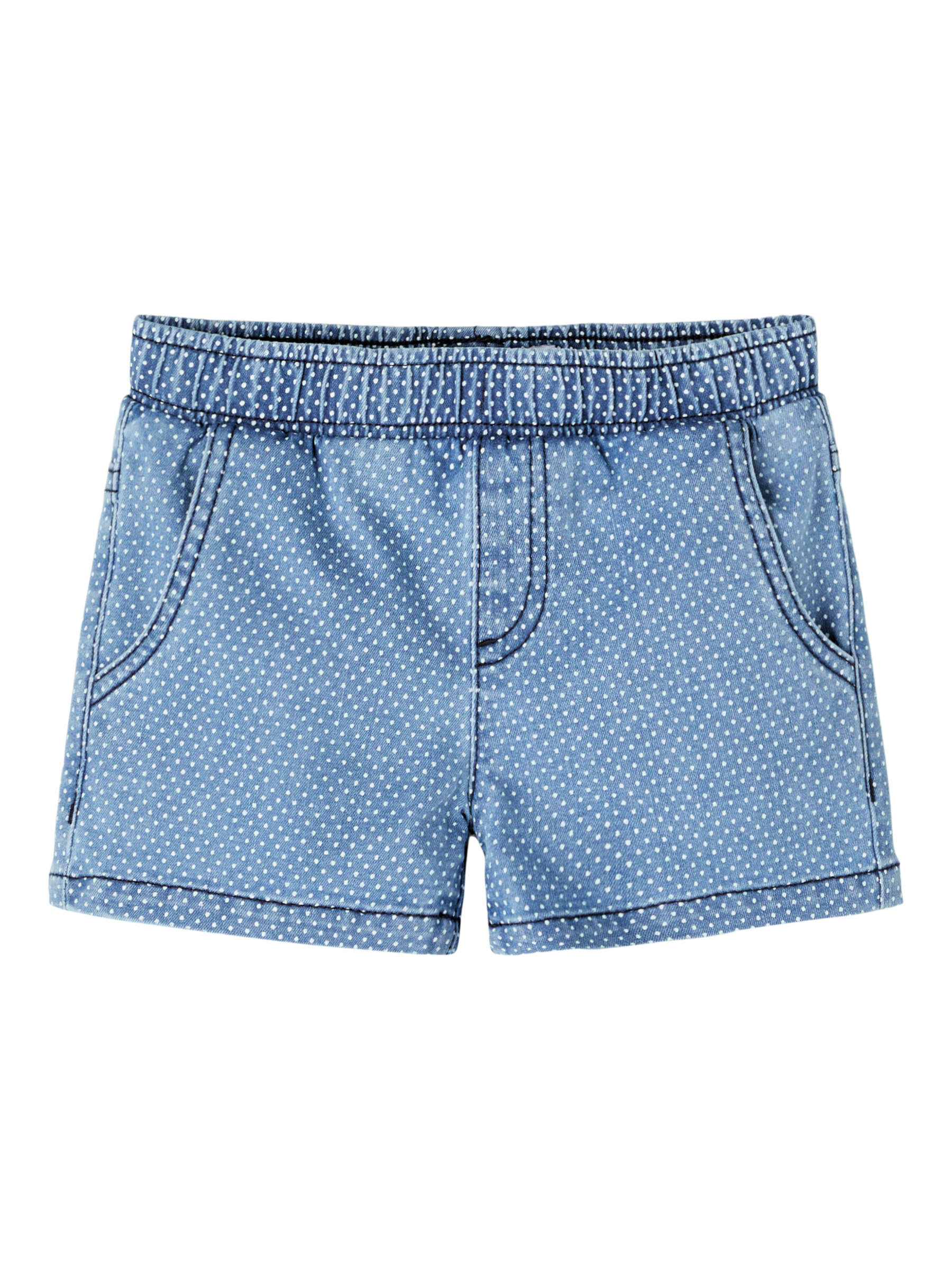 BAGGY FIT DENIM SHORTS (Blue) from name 