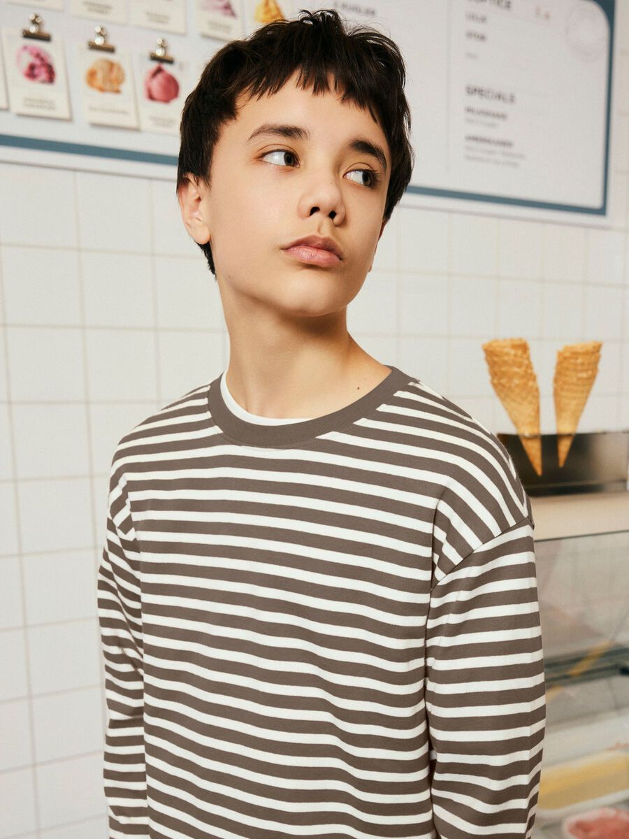 Product carousel image - LONG SLEEVED TOP, Chocolate Chip | 1