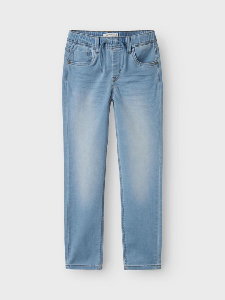 name it SLIM FIT SWEAT JEANS, Light Blue Denim, highres - 13185212_LightBlueDenim_003.jpg