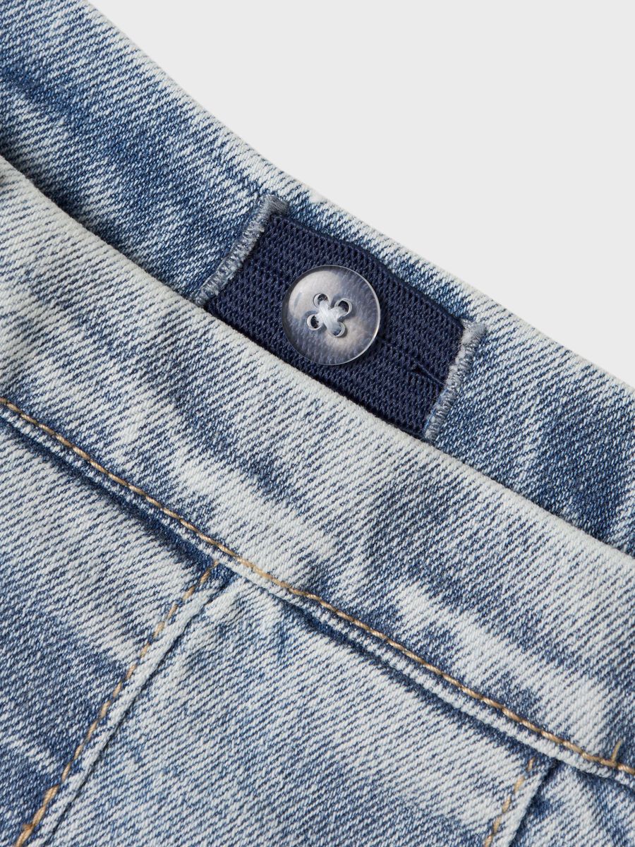 name it VECKAD DETALJ JEANSKJOL, Light Blue Denim, highres - 13243793_LightBlueDenim_005.jpg