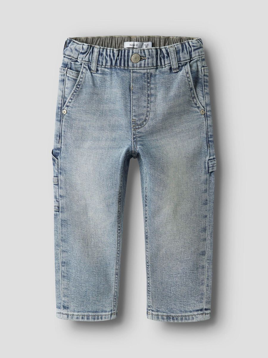 name it TAPERED FIT JEANS, Vintage Medium Blue Denim, highres - 13242725_VintageMediumBlueDenim_003.jpg