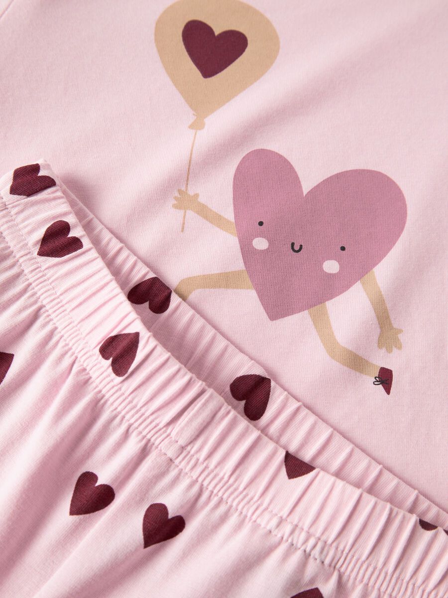 Carousel image - ORGANIC COTTON PYJAMA SET, Parfait Pink | 4