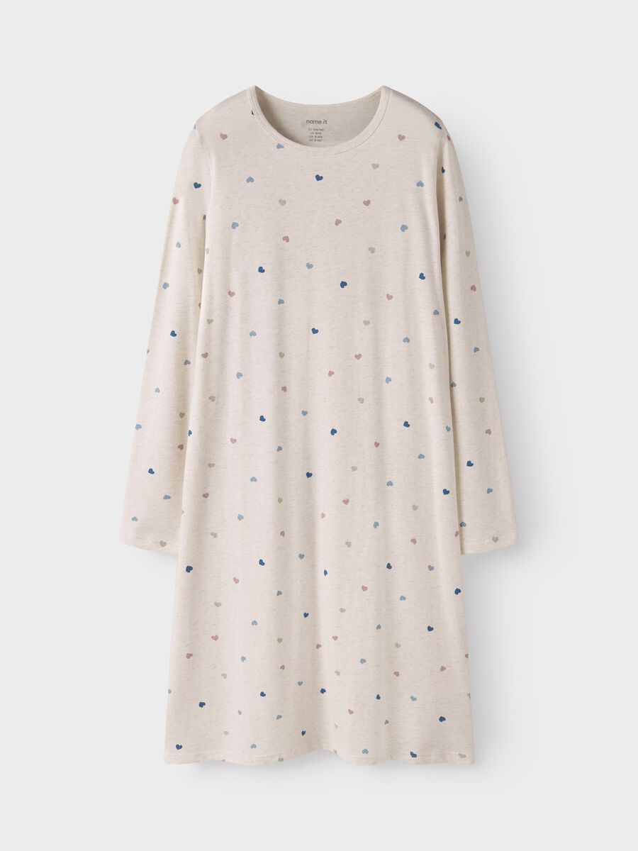 Product carousel image - BIOLOGISCH KATOEN NACHTHEMD, Peyote Melange | 1