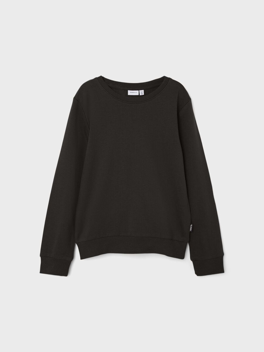 Name it BASIC SWEATSHIRT, Black, highres - 13202504_Black_003.jpg