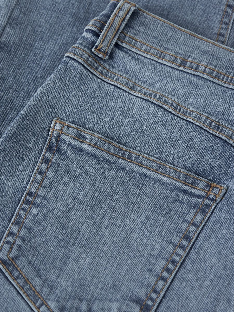 Carousel image 6 STRAIGHT FIT JEANS, Medium Blue Denim