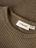 Product image thumbnail - RIBBED LONG SLEEVED TOP, Kangaroo | 3