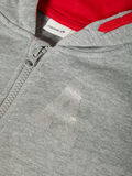 Name it GLITTERY PRINTED ZIP-UP HOODIE, Grey Melange, highres - 13162549_GreyMelange_006.jpg