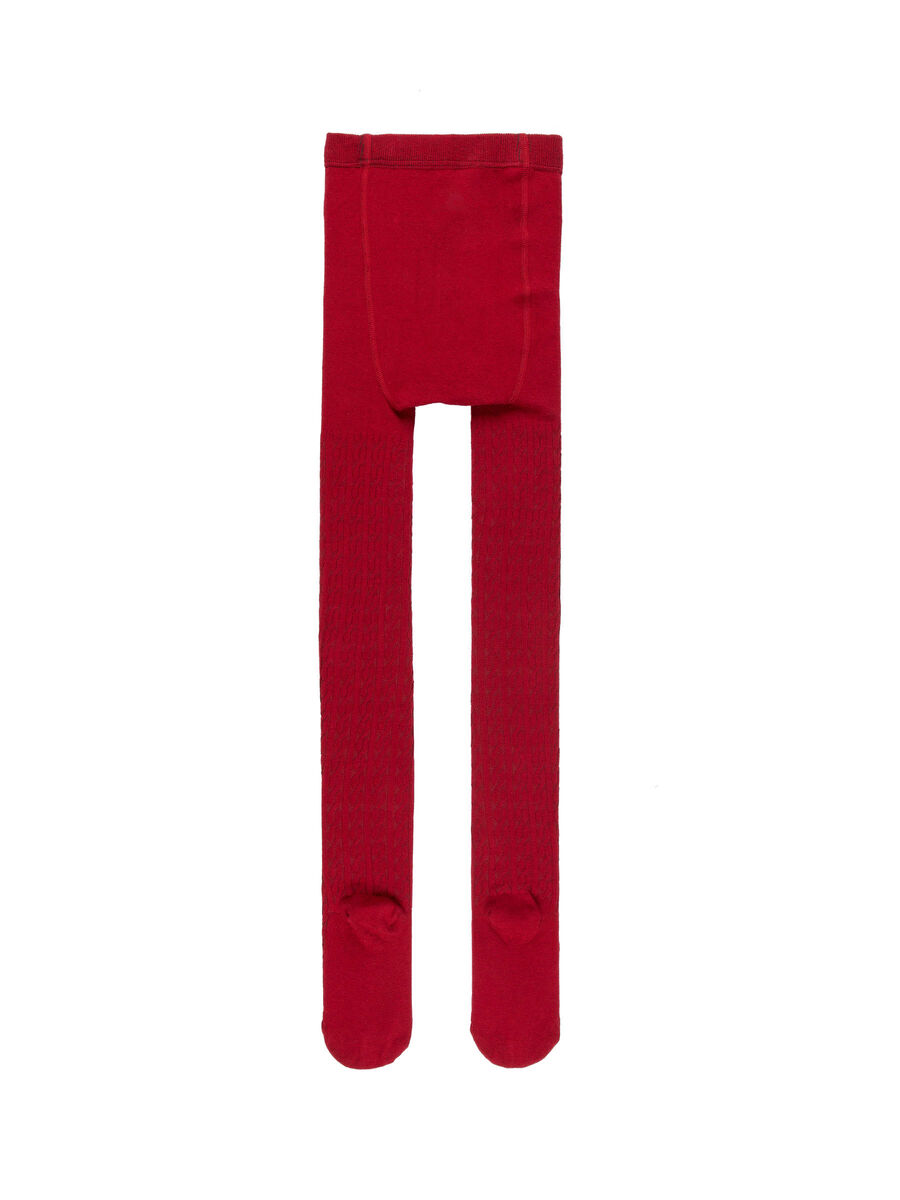 Name it CABLE KNITTED COTTON TIGHTS, Rio Red, highres - 13160477_RioRed_002.jpg