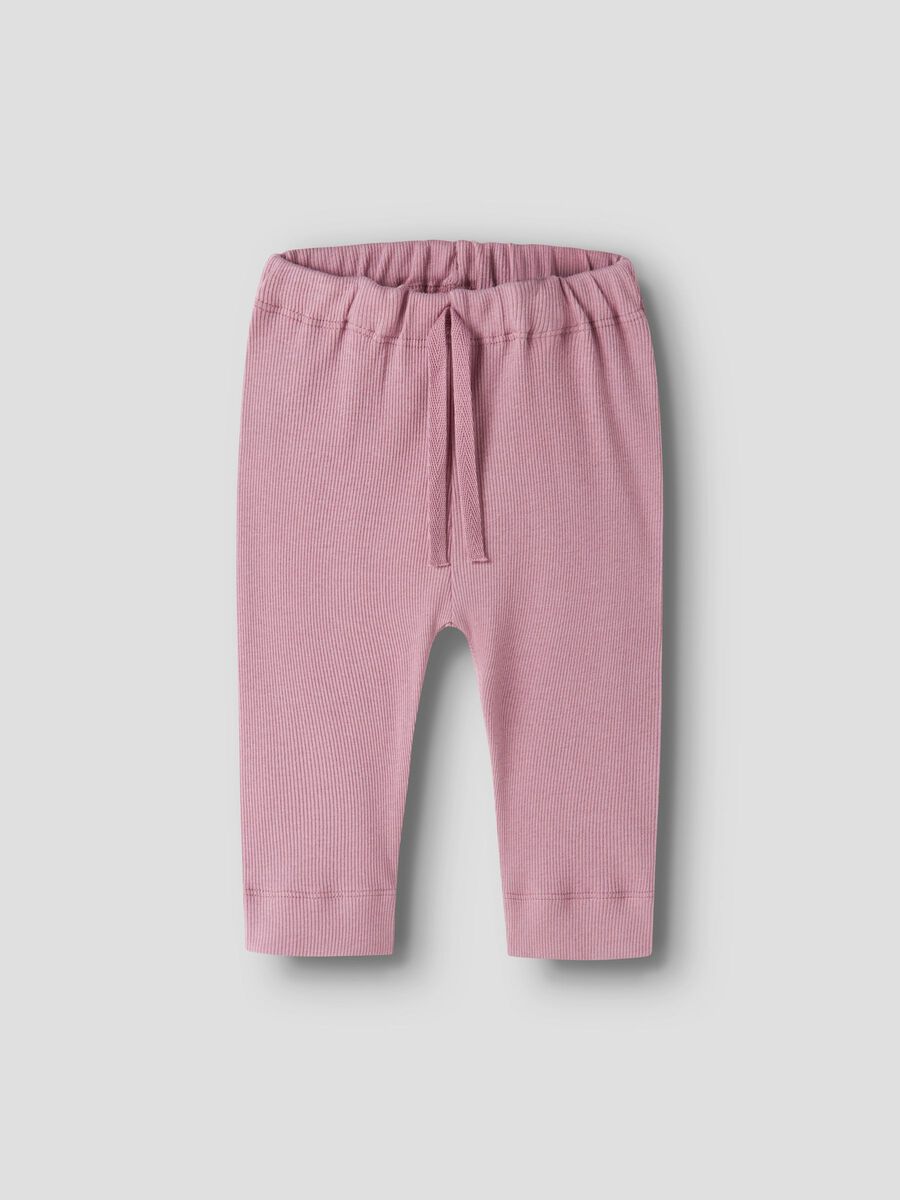 Product carousel image - PUNTO ACANALADO PANTALONES, Lilas | 2