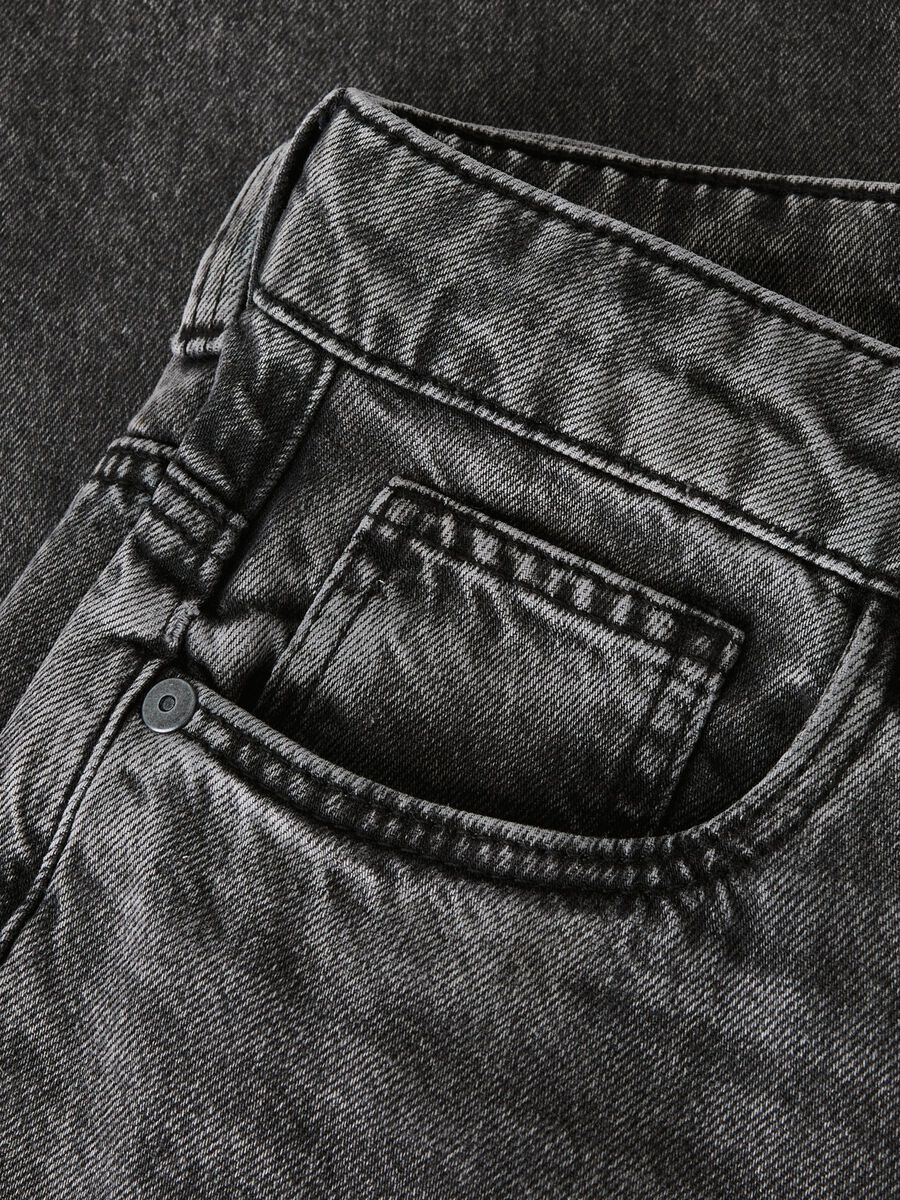 Carousel image 5 WIDE FIT JEANS, Dark Grey Denim