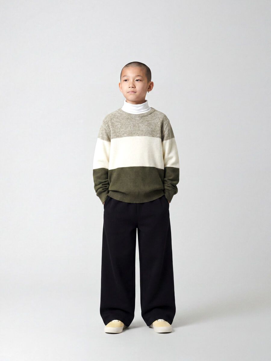 Product carousel image 2 WIDE LEG SWEATPANTS, Black