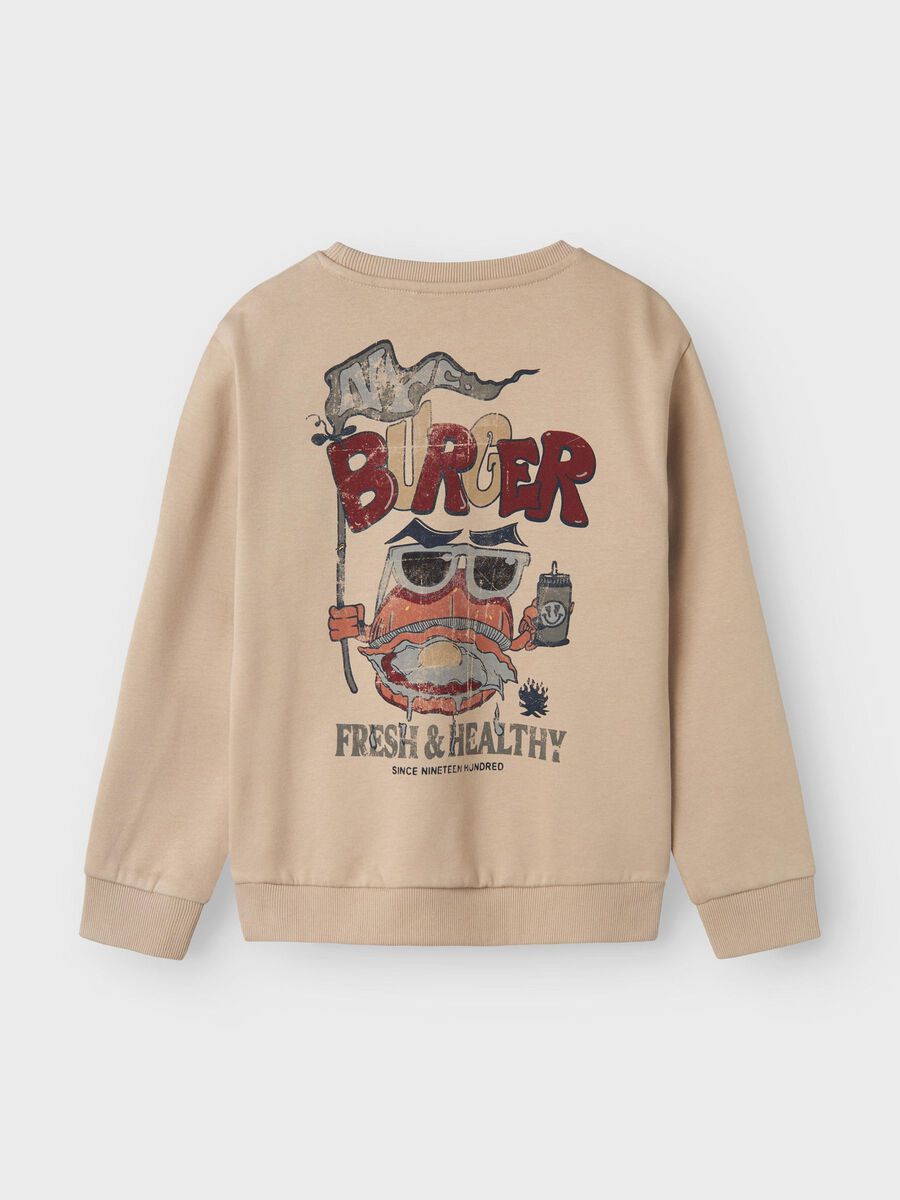 name it ORGANIC COTTON SWEATSHIRT, Pure Cashmere, highres - 13238830_PureCashmere_002.jpg