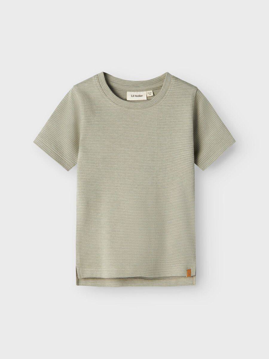 Name it SLIM FIT T-SHIRT, Moss Gray, highres - 13241155_MossGray_003.jpg
