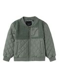 Name it FLEECE QUILTED JACKET, Agave Green, highres - 13224711_AgaveGreen_001.jpg